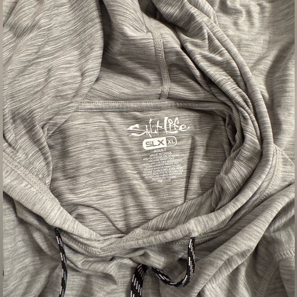 Salt Life Heather Gray Pullover XL